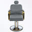 Chaise pivotante inclinable avec base robuste et pied de lit en métal-224444524