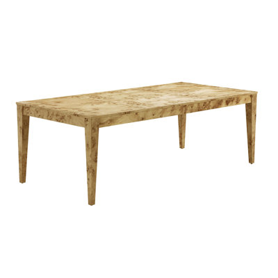 Tov Furniture Brandyss Natural Burl Rectangular Dining Table