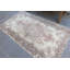 Tapis turc boho rétro beige pour chambre à coucher ou salle à manger - style organique antique