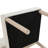 Coleson Upholstered Back Side Chair in Beige