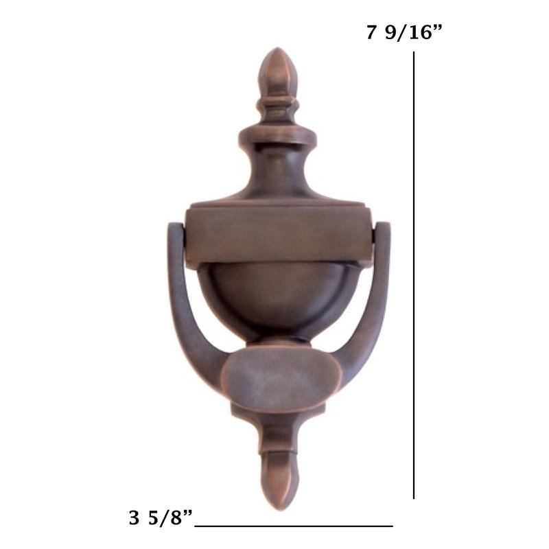 Brass Door Knocker, Venetian Bronze