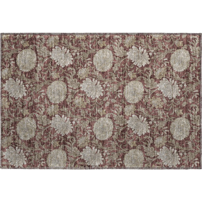 Premium Machine Washable Prisco Merlot Rug