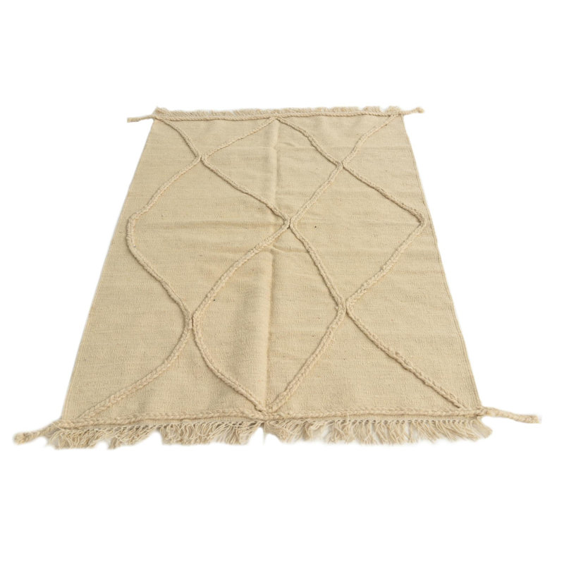 Tapis crème 3 x 5 Parra