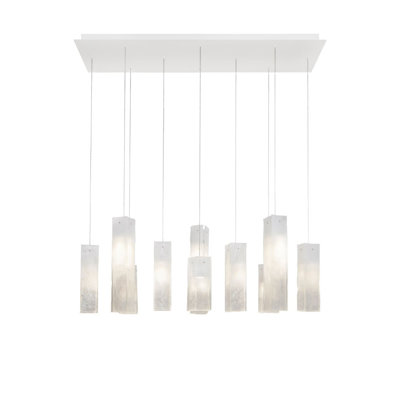10 - Light White LED Cluster Pendant