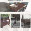Table d'appoint d'extérieur avec plateau en polyéthylène - Polyvalente pour divers espaces intérieurs et extérieurs.