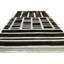 Tapis brun foncé / gris anthracite tribal moderne de style marocain 10 pi 3 pi x 14 pi 6 po Hanadmade