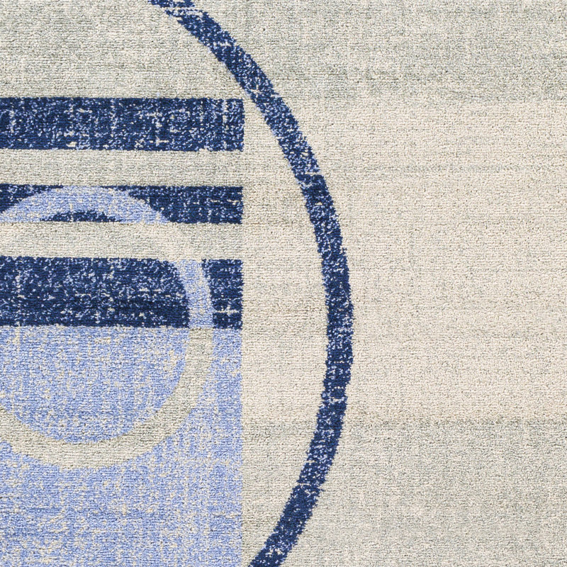 Broyles Abstract Indoor Rug, Rectangle 6'7" x 9'