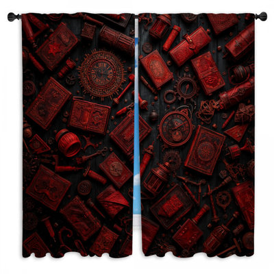 Rideaux obscurcissants et obscurcissants antiques Steampunk