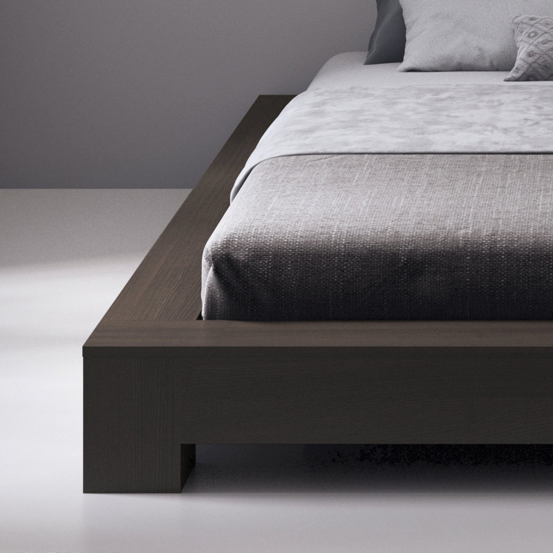 Grand lit plateforme, Gris anthracite