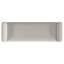 Banc d'appoint rembourré en tissu avec accoudoirs Hollis Vanilla