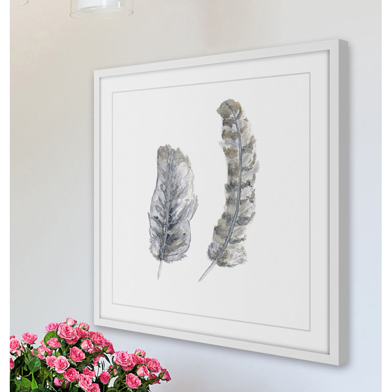 Thimble Sparrow - Single Picture Frame Painting, 41cm H x 41cm W x 3.81cm D