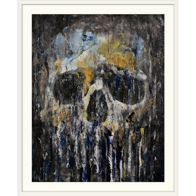«Alcantar Grunge Skull» par Michael Creese, reproduction d'art