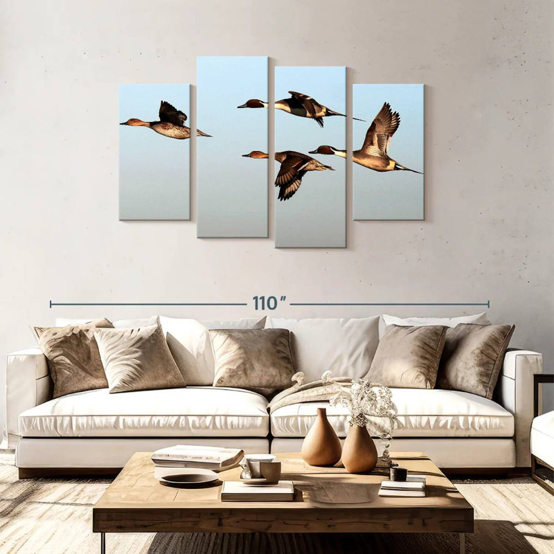 Brampt Pintail Ducks, 48" H x 75" W