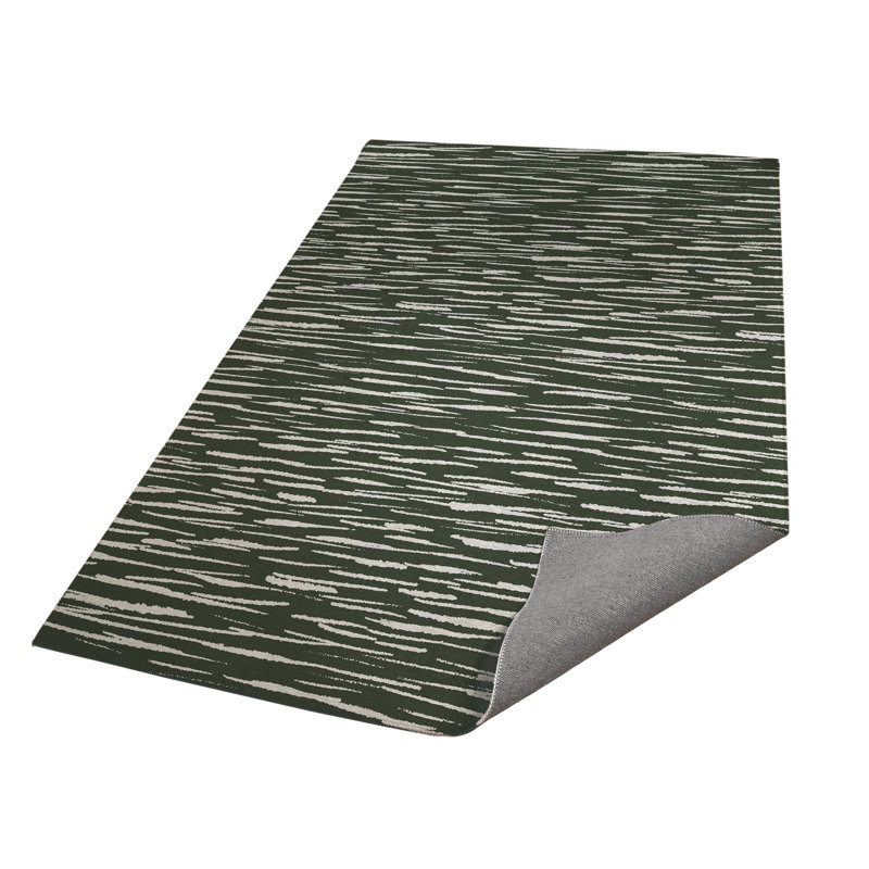 Spectrum Strands Kids Play Mat, Rectangle 5' x 7', Chimichurri/Green