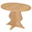 Ensemble de salle à manger extensible 5 pièces avec chaises rembourrées, style campagnard rustique pour un décor polyvalent et des sièges confortables-129386228-129386230-129386232