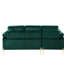 98.55'' Velvet Sofa