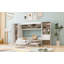 Lit escamotable double avec placard, tiroirs et tablettes-598038436-598038437
