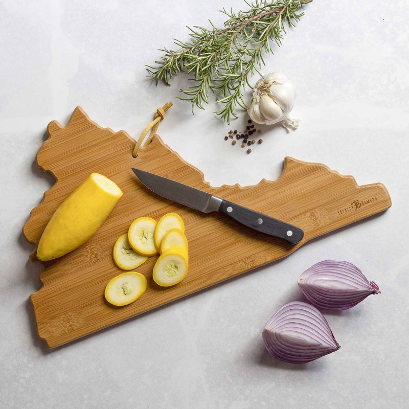 Virginia Cutting & Serving Board with Artwork by Fish Kiss