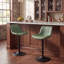 Tabouret de bar pivotant en similicuir Zager-2033200456