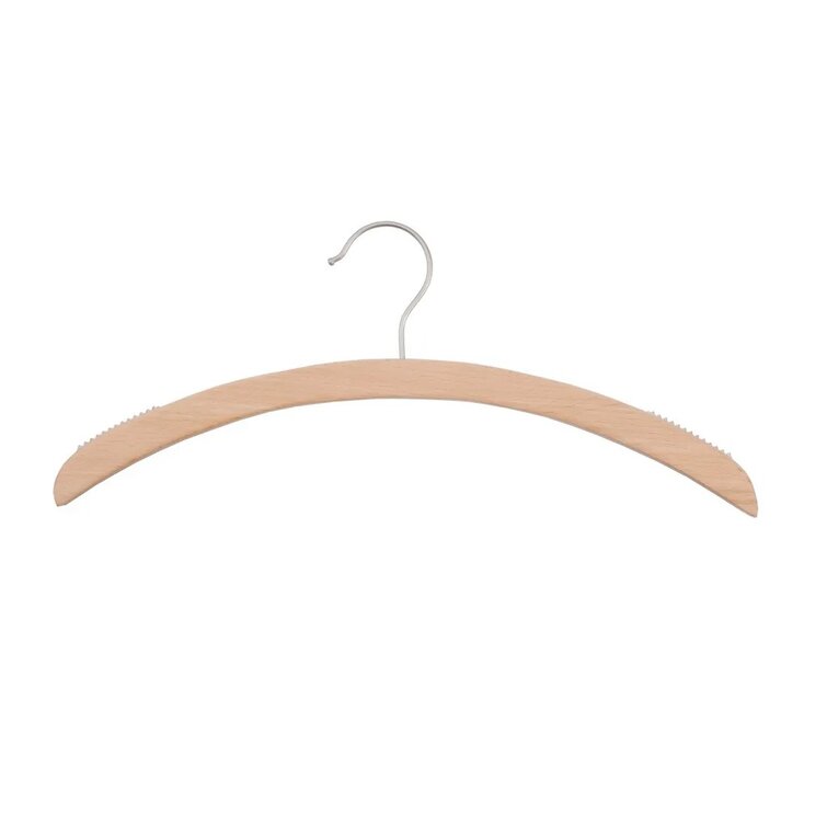 NAHANCO Wooden Baby/Infant Hangers, 10 - Low Gloss White