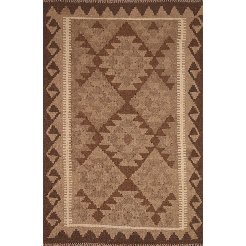 Tapis oriental réversible kilim 3 x 5