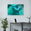 Green Luna Moth Delicate Ethereal Serene Moth Nature Tropical Wall Art Print 1 Piece Wrapped Canvas Wall Art