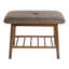 Banc de rangement pour chaussures en bois Oudia