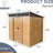 6Ft X 5Ft Outdoor Iron Storage Shed In Coffee, Galvanized Steel & Aluminum, Metal Foundation Base Frame, Lockable Sliding Doors, Easy Assembly, Freebies - Strong Build With Stand, Doors Padlock, To-123403664-123403663