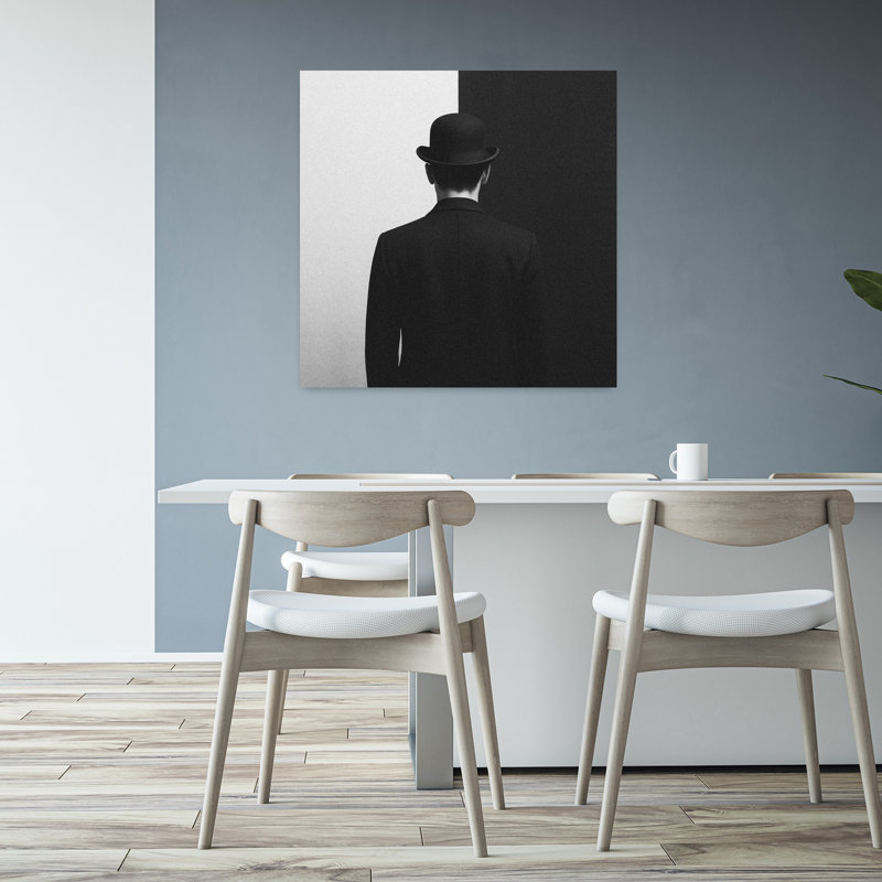 Art mural contemporain abstrait Pab, H 32 po x l 32 po