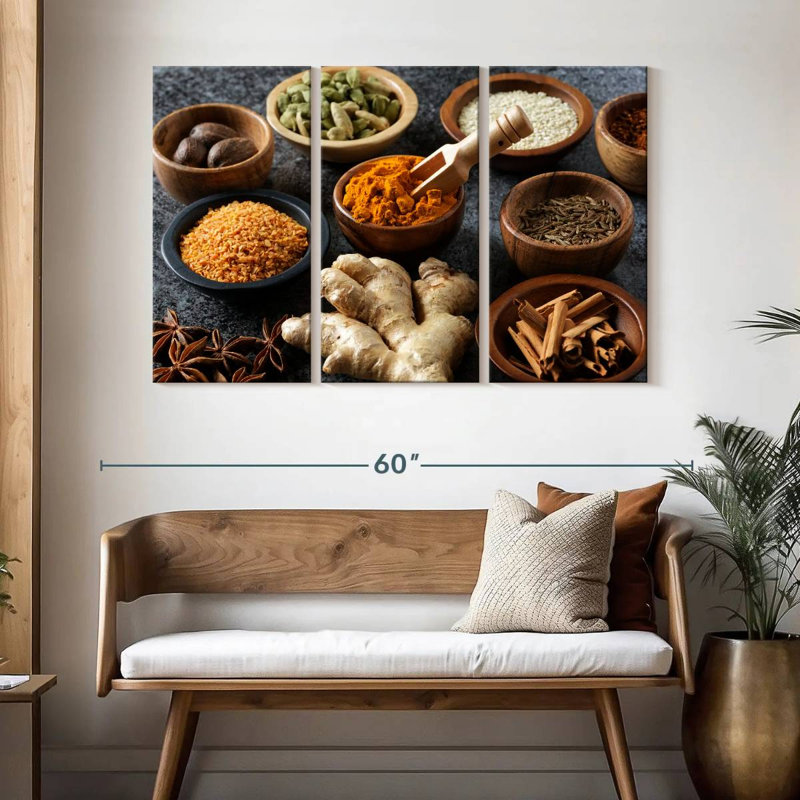 Épices de cuisine Yarlin, H 32 po x l 50 po