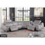 Canapé modulaire en cuir 5 pièces Clayson