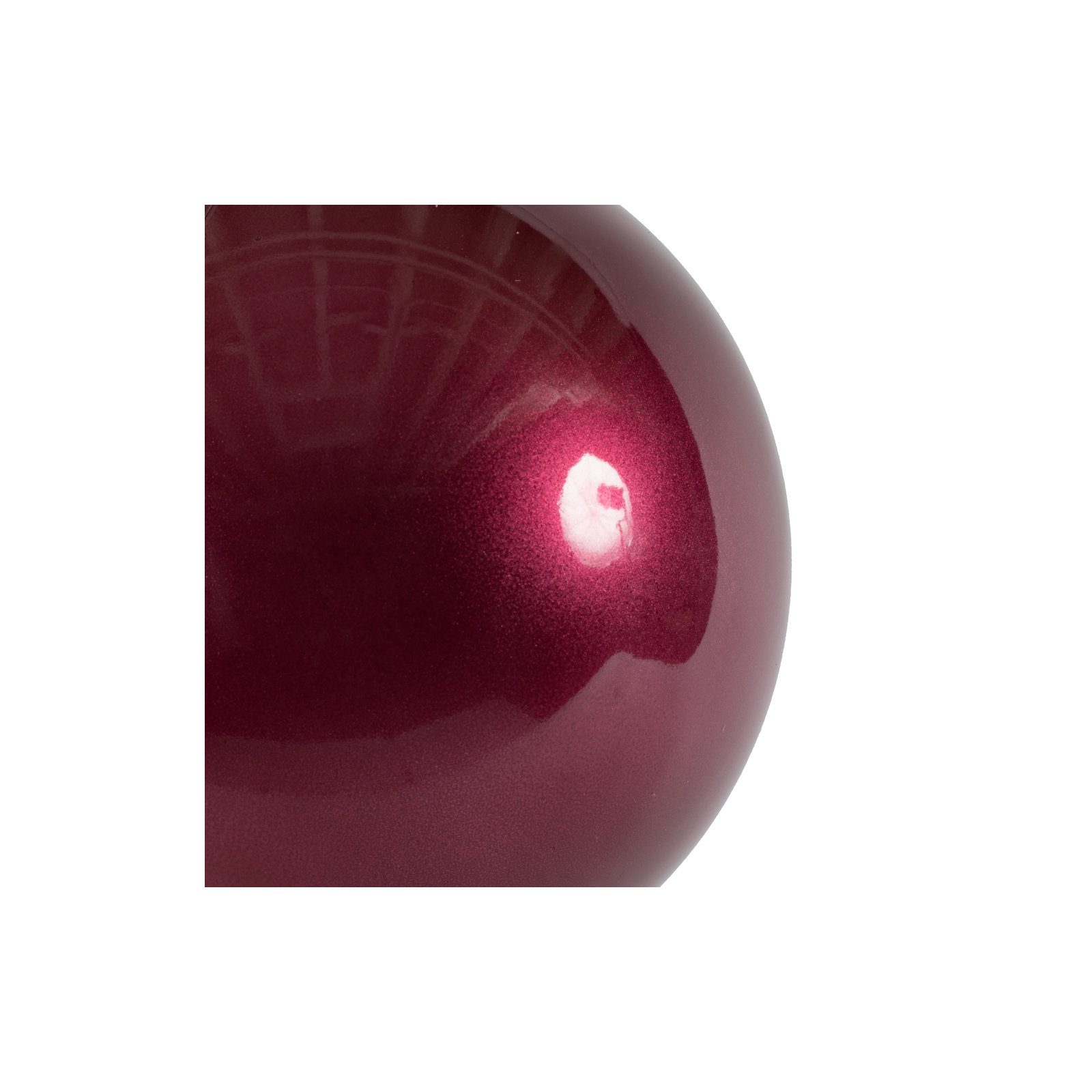 Holiday Solid Ball Ornament, 4.75" H x 4.75" W x 4.75" D, Berry Red 2