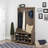 Flatiron Hall Tree 38'' Wide with Bench and Shoe Storage-2059861505