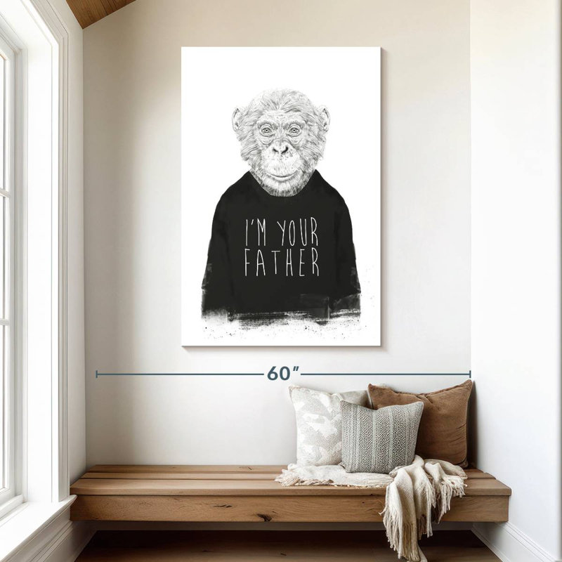 Brampt I'm Your Father, 48" H x 32" W