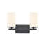 Meuble-lavabo 2 lumières 14 po Verlana - Noir mat-990697300-990697301-990697302