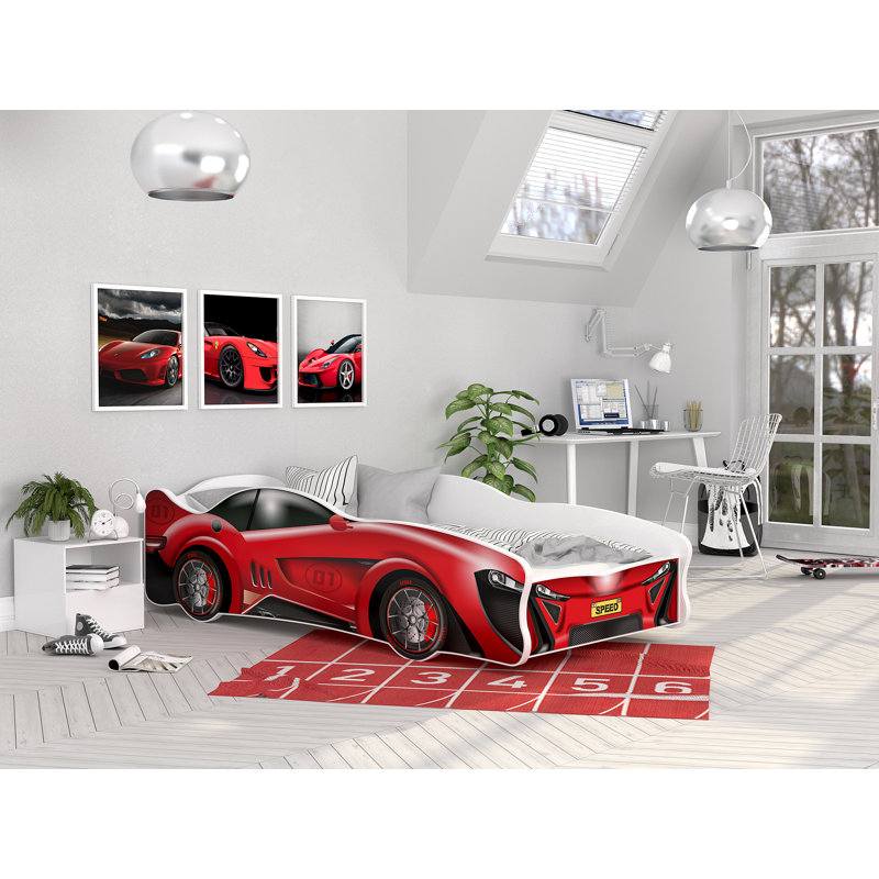 Asgun European Toddler (80 x 160cm) Cars Bed