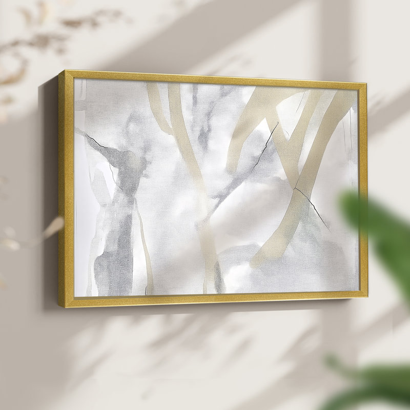 Abstrait, série Lxxxi, reproduction encadrée, H 8 po x l 10 po