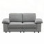 Canapé compact avec rangement caché, causeuse 2 places pour petit appartement et studio-118091505