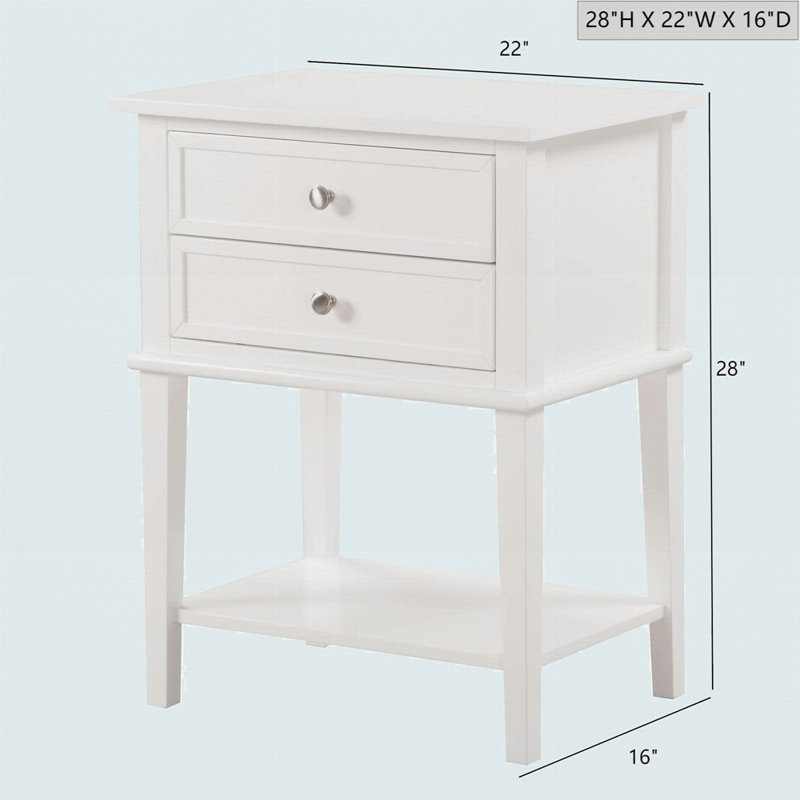 Table de chevet élégante et contemporaine