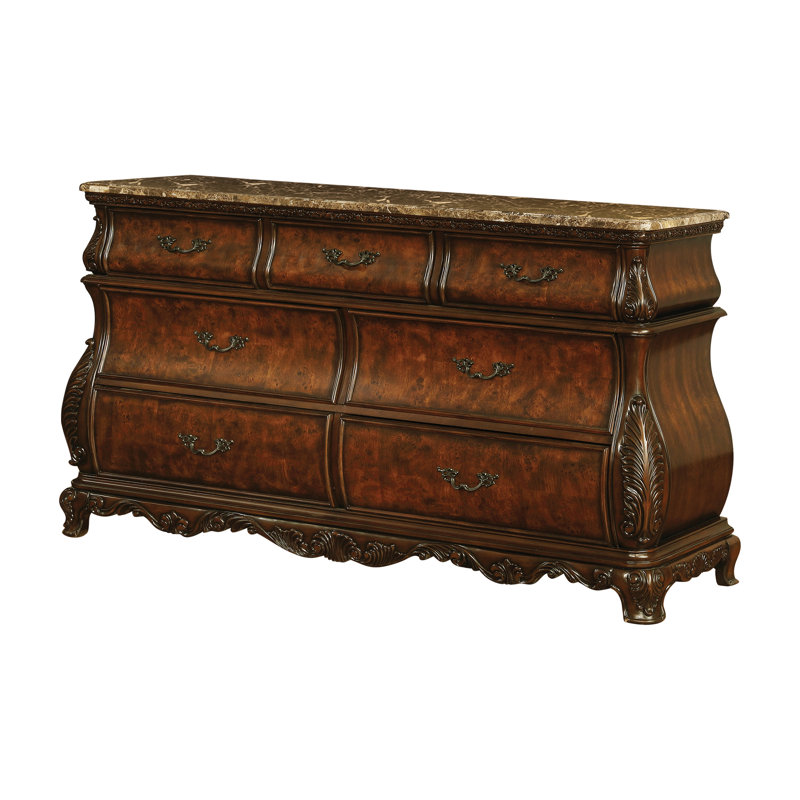 Commode double 7 tiroirs Garridan