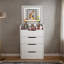 Vanity with Mirror and Seat