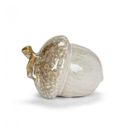 Petite figurine gland en porcelaine