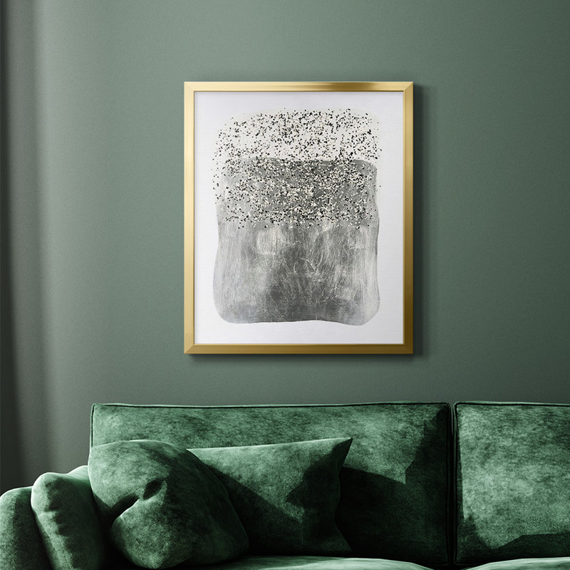 Toile encadrée de qualité supérieure en néoprène I - prête à être accrochée, Or, H 20 po x l 16 po