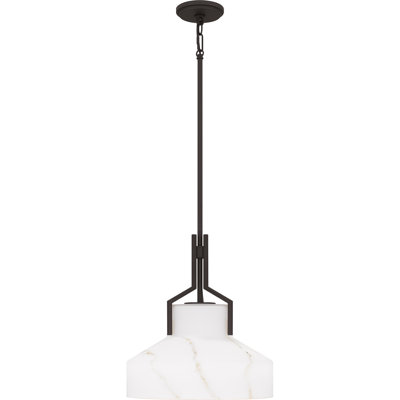 Luminaire suspendu bronze vieilli 2 lumières Debarh