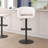 Amberlie Modern Upholstered Adjustable-Height Barstool with Footrest-124991595-124991590