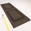 Builders Edge, deux panneaux égaux sur mesure, volets surélevés, comprend des pointes d'installation assorties (par paire)-105835324-105835289-105835331