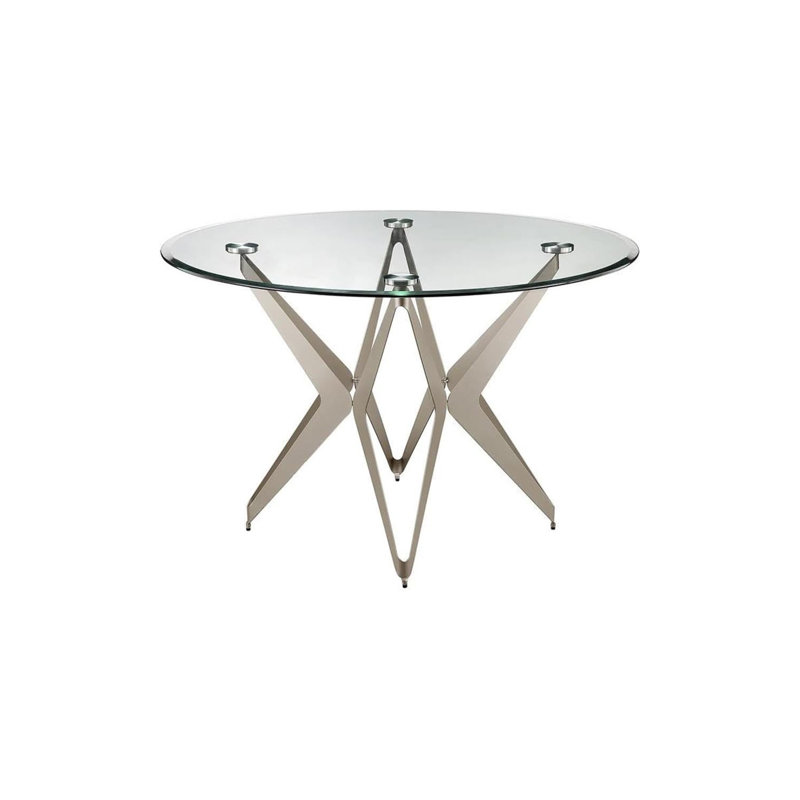 Table basse contemporaine 37,6 po, champagne