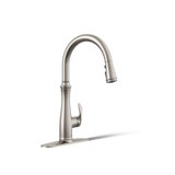 Kohler Bellera Touchless Pull Down Kitchen Faucet, Single-Handle Kitchen Sink Faucet with Three-Function Pull Down Sprayer