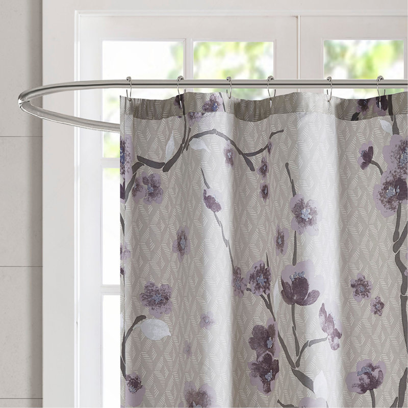 Rideau de douche en coton