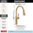 Renaldi Pull Down ProClean Sprayer Kitchen Sink Faucet, Single Handle Kitchen Faucet-101126195